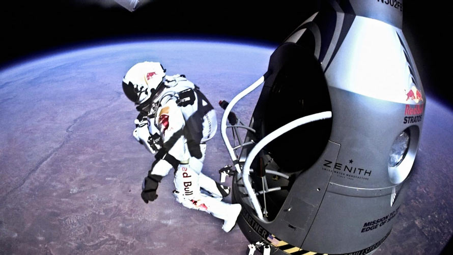 Spot pubblicitari famosi: Felix Baumgartner e Red Bull