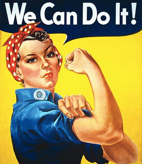 pubblicità famose, Rosie la rivettatrice, Rosie the riveter